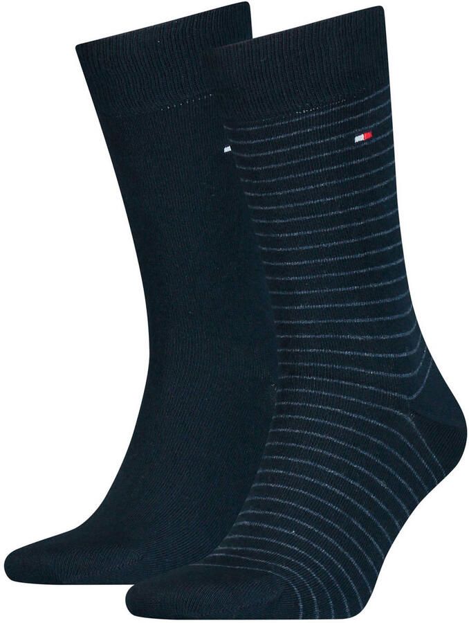 Tommy Hilfiger Sokken TH MEN SMALL STRIPE SOCK 2P (2 paar)