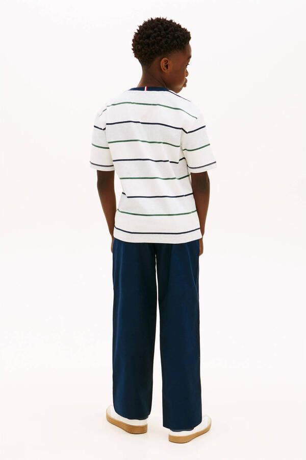 Tommy Hilfiger gestreepte T-shirt grijs melange - Foto 3