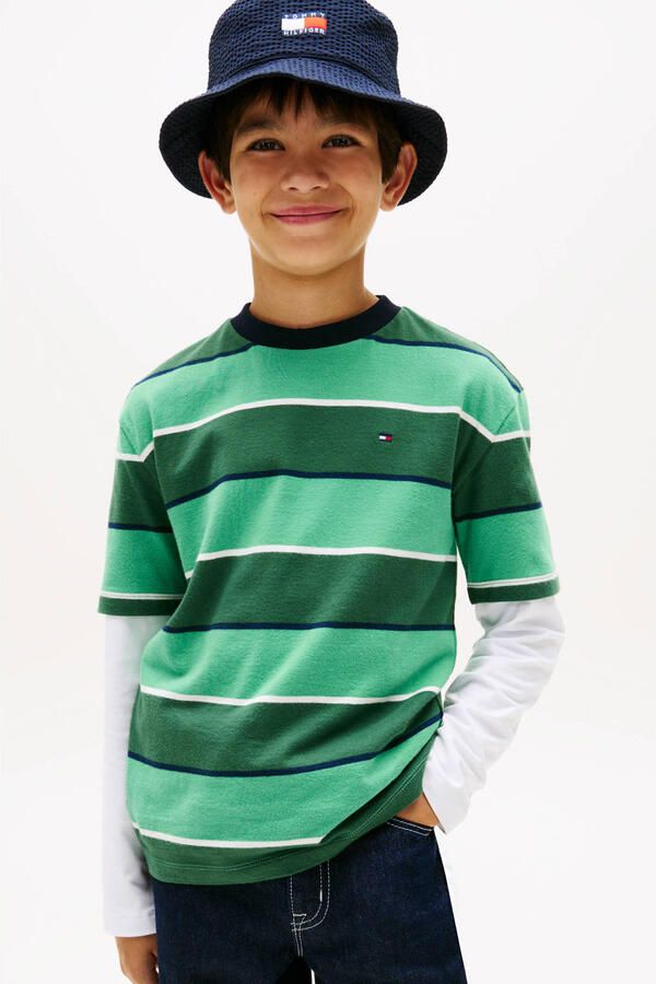 Tommy Hilfiger Teens regular fit T-shirt van puur katoen - Foto 2