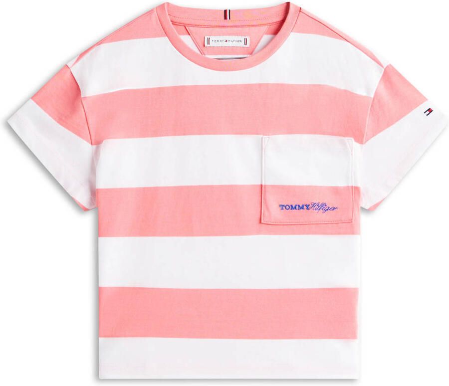 Tommy Hilfiger Teens regular fit T-shirt van puur katoen