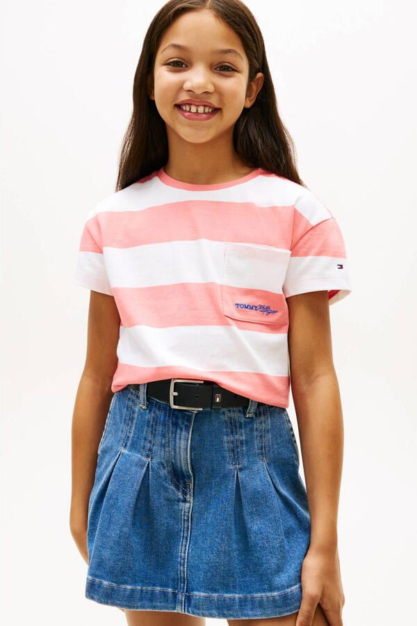 Tommy Hilfiger Teens regular fit T-shirt van puur katoen - Foto 3