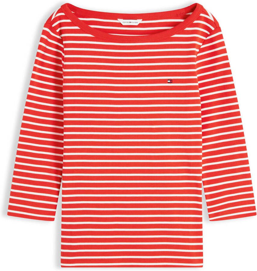 Tommy Hilfiger gestreepte top rood