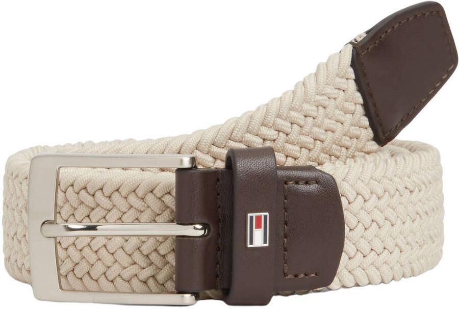 Tommy Hilfiger gevlochten riem Adan beige