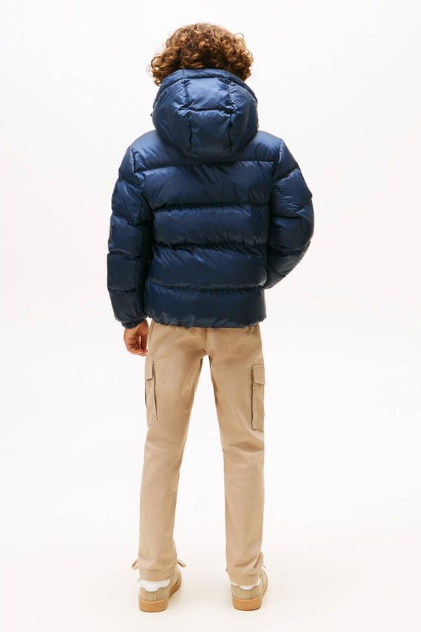 Tommy Hilfiger Teens Regular fit donsjack met doorgestikte naden - Foto 2