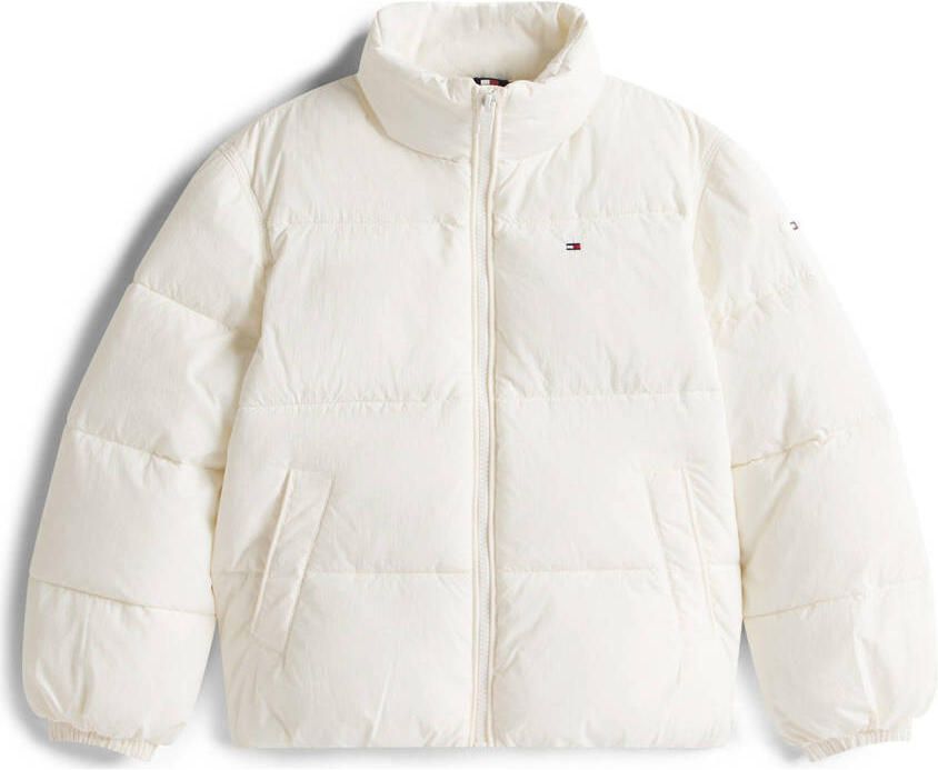 Tommy Hilfiger gewatteerde jas ecru