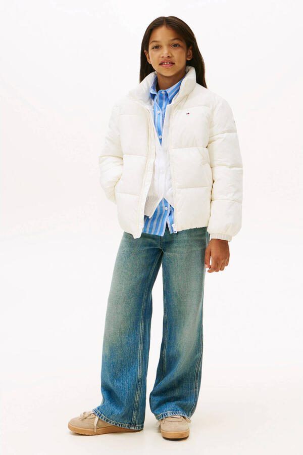 Tommy Hilfiger gewatteerde jas ecru - Foto 3