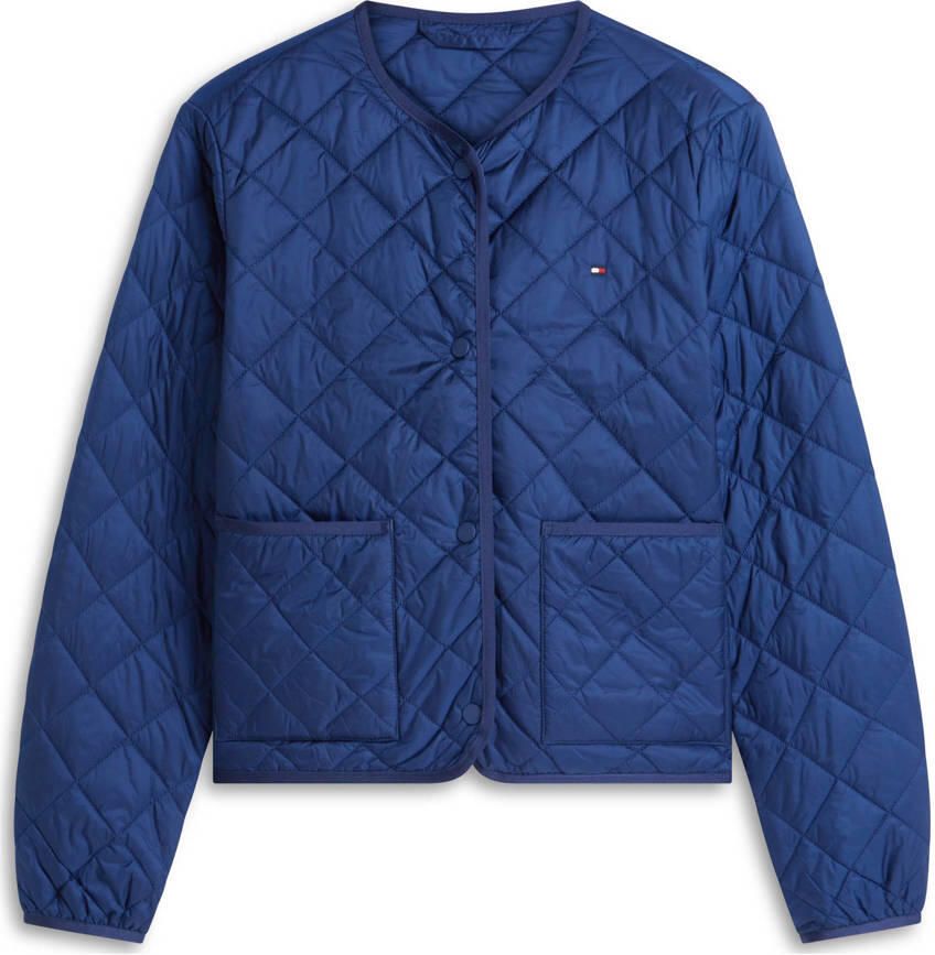 Tommy Hilfiger gewatteerde jas marineblauw