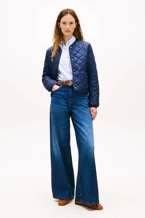 Tommy Hilfiger gewatteerde jas marineblauw - Foto 3