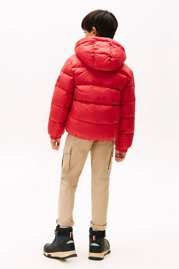 Tommy Hilfiger gewatteerde jas rood