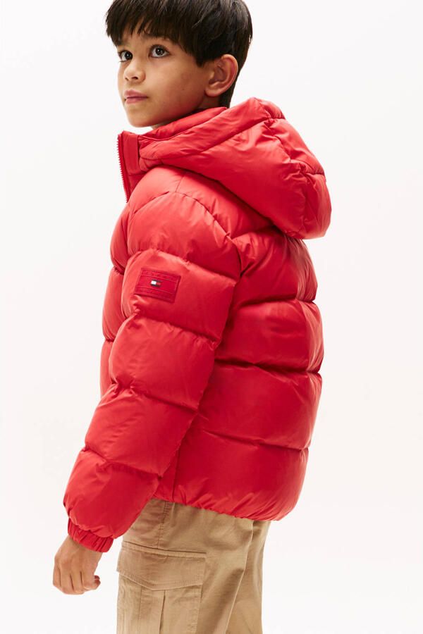 Tommy Hilfiger gewatteerde jas rood - Foto 3