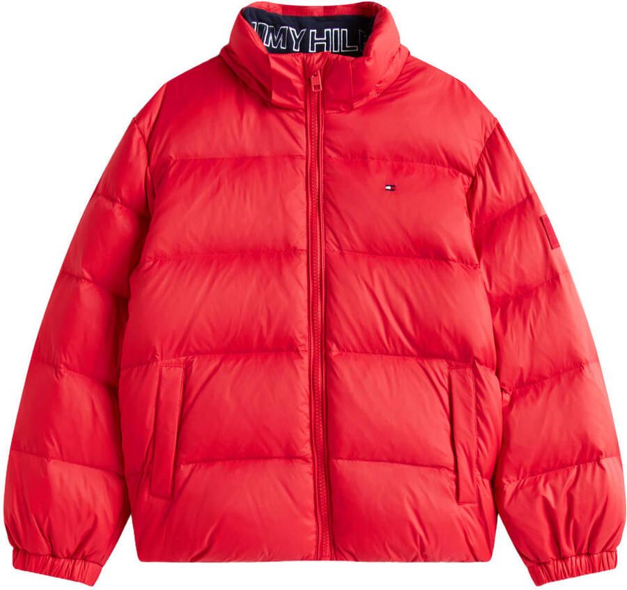Tommy Hilfiger gewatteerde jas rood - Foto 2