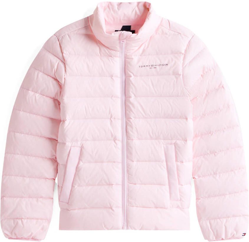Tommy Hilfiger Gewatteerde jas ESSENTIAL LIGHT DOWN JACKET voor kinderen tot 16 jaar logo print op de borst
