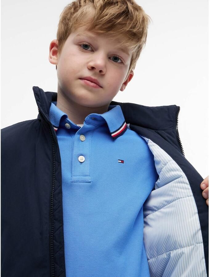 Tommy Hilfiger gewatteerde winterjas donkerblauw - Foto 2