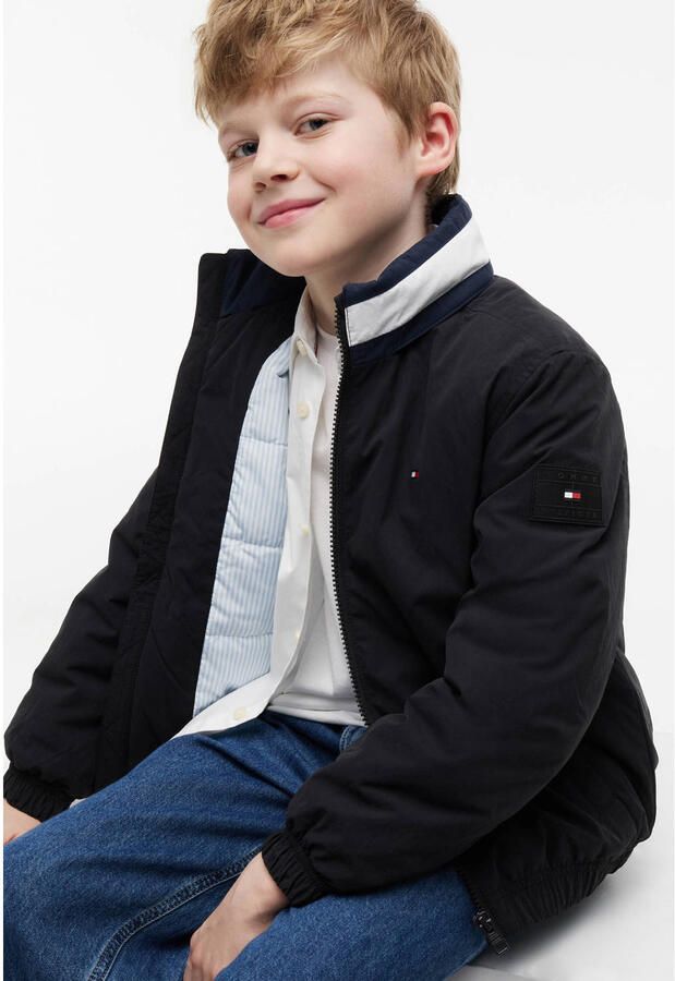 Tommy Hilfiger gewatteerde winterjas zwart - Foto 2