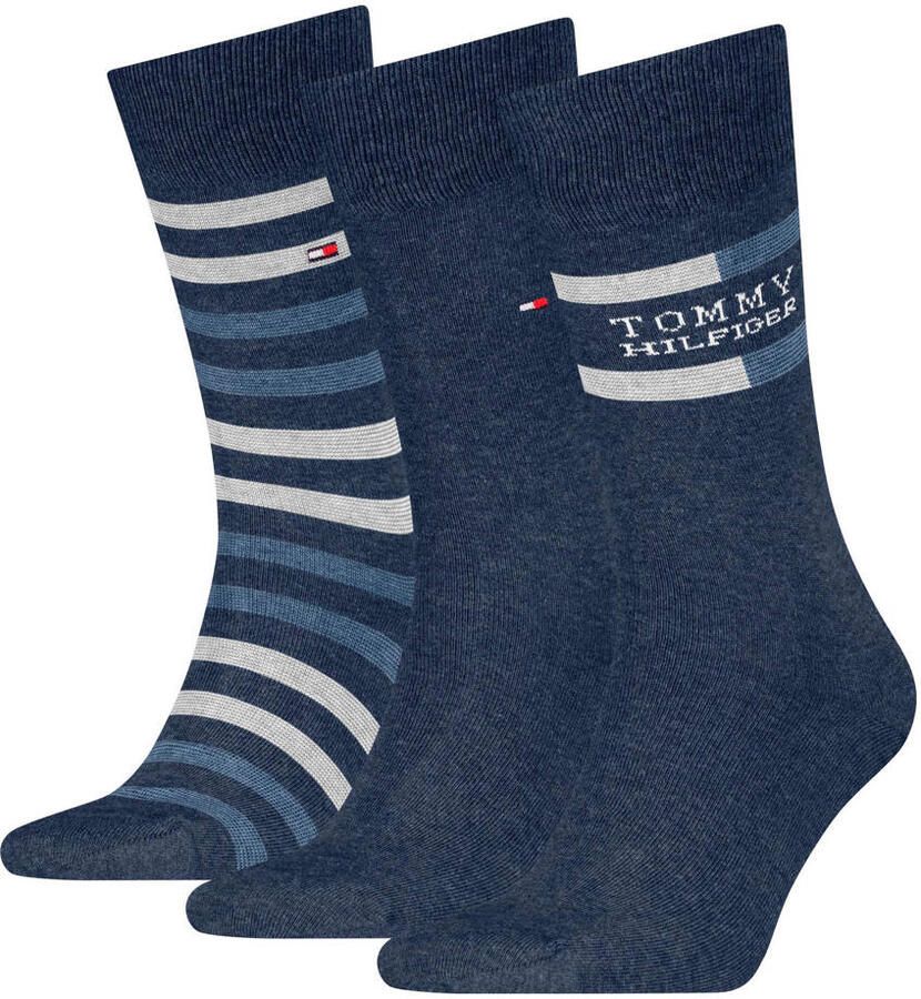 Tommy Hilfiger Sokken van katoenmix in een set van 3 paar - Foto 2