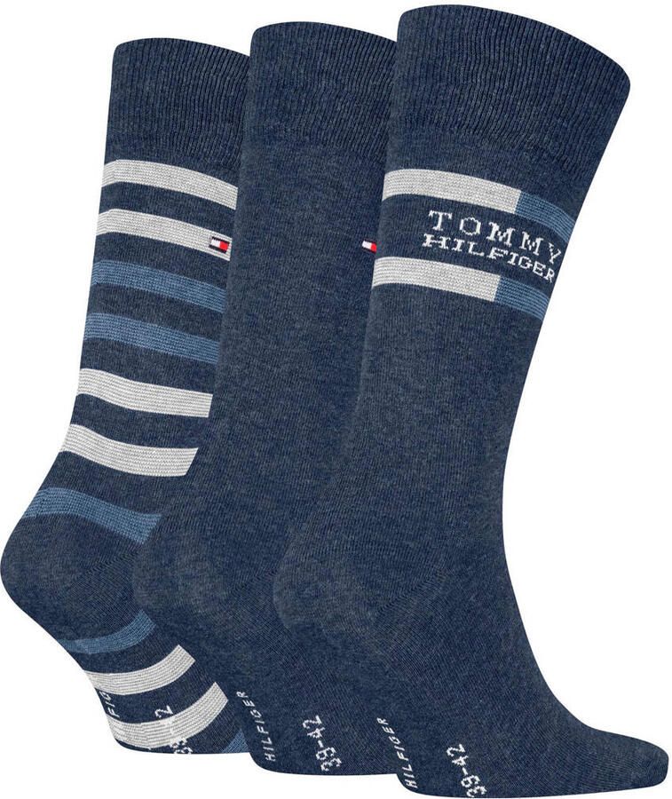 Tommy Hilfiger Sokken van katoenmix in een set van 3 paar