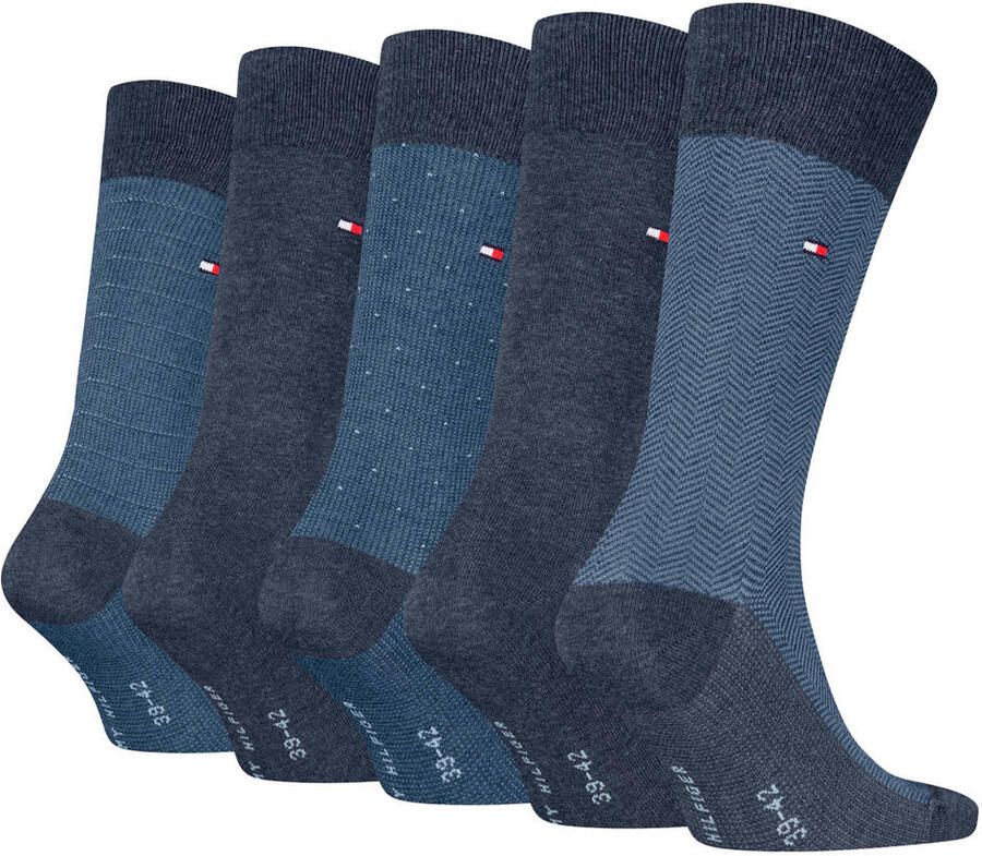 Tommy Hilfiger Sokken van katoenmix in een set van 6 paar