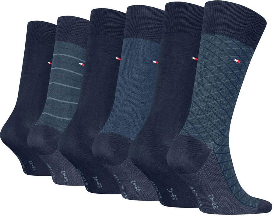 Tommy Hilfiger Sokken van katoenmix in een set van 6 paar