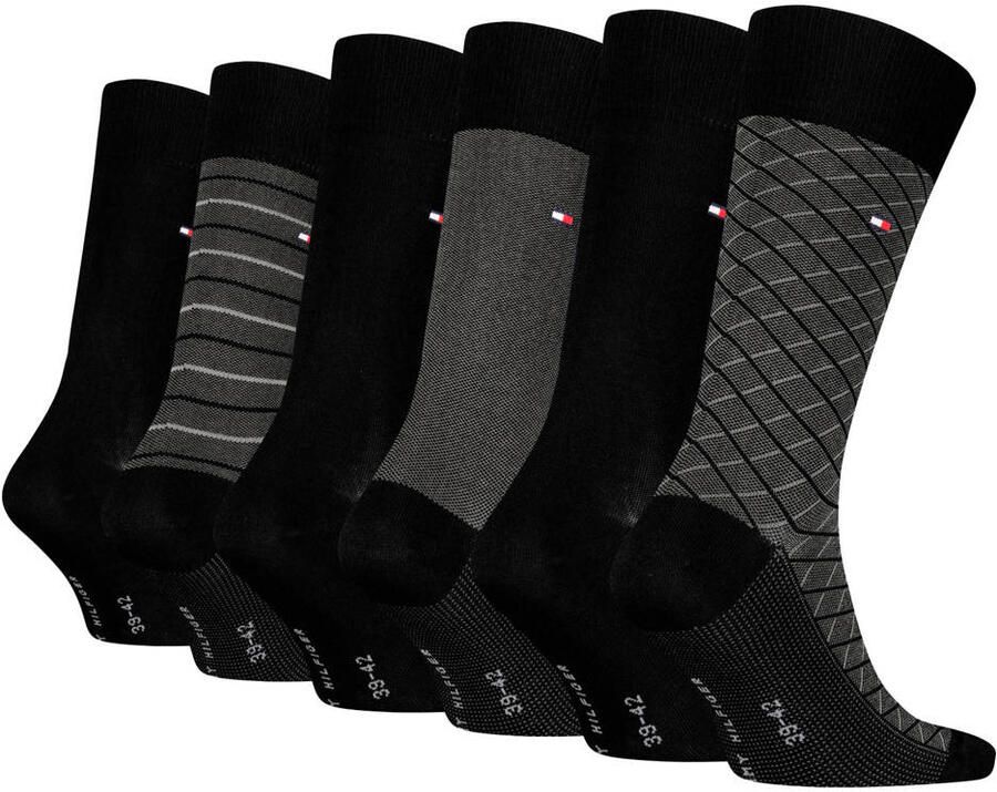 Tommy Hilfiger Sokken van katoenmix in een set van 6 paar