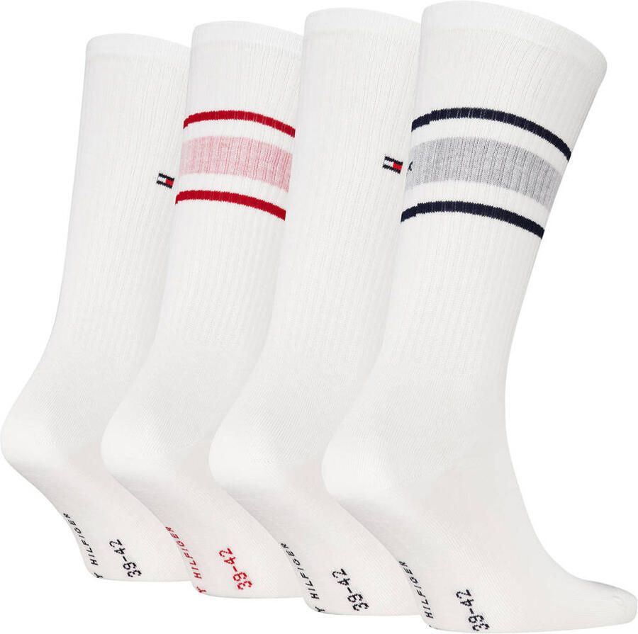 Tommy Hilfiger giftbox sokken wit (set van 4) - Foto 2