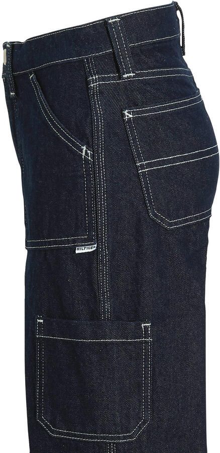Tommy Hilfiger high waist wide leg jeans Mabel rinse Blauw Meisjes Denim 128 - Foto 2