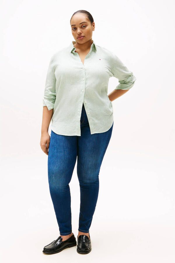 Tommy Hilfiger Curve Skinny fit jeans CRV DNM BLACK HARLEM U SKINNY HW - Foto 2