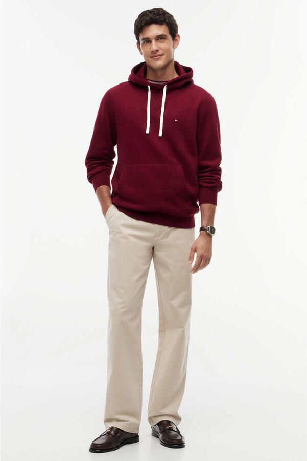 TOMMY HILFIGER Heren Truien & Vesten Ess Seasonal Fleece Hoody Bordeaux - Foto 6
