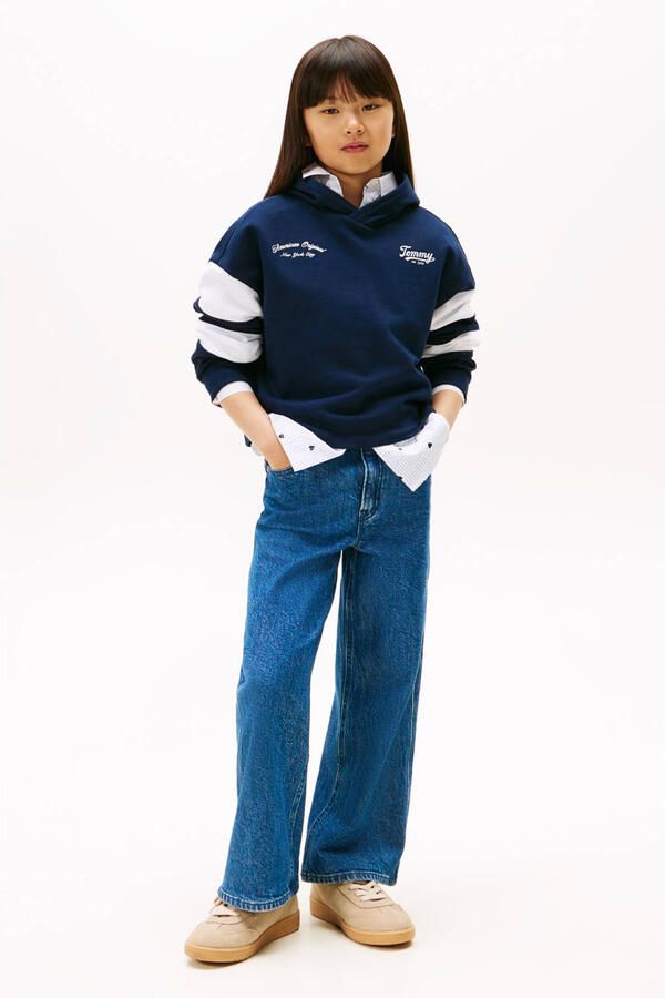 Tommy Hilfiger Teens Regular fit hoodie van katoenmix