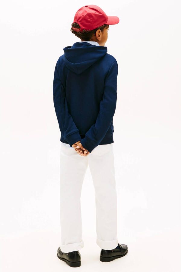 Tommy Hilfiger Teens Regular fit hoodie van puur katoen