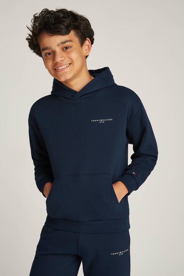 Tommy Hilfiger Kids Regular fit hoodie van katoenmix - Foto 3