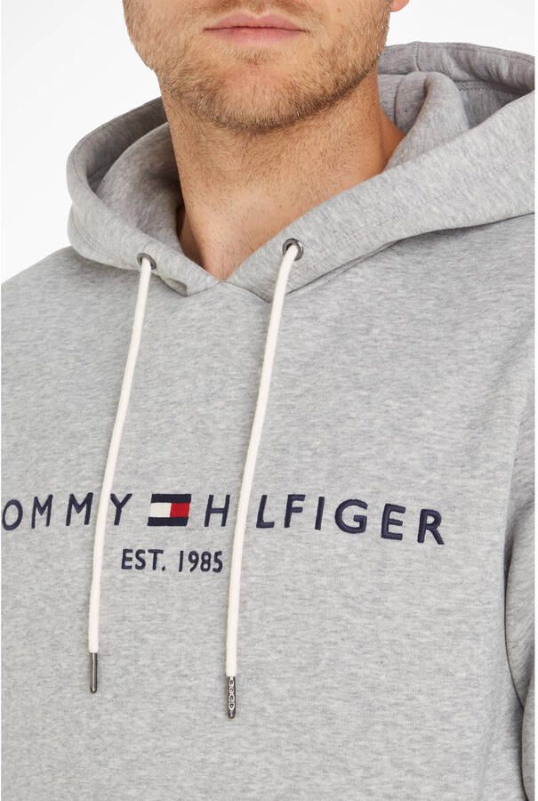 Tommy Hilfiger Grijze Trui Effen Katoenmix NorHeren Pasvorm Gray Heren - Foto 9