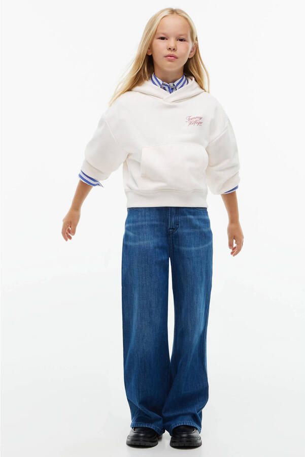 Tommy Hilfiger hoodie met tekst wit - Foto 3