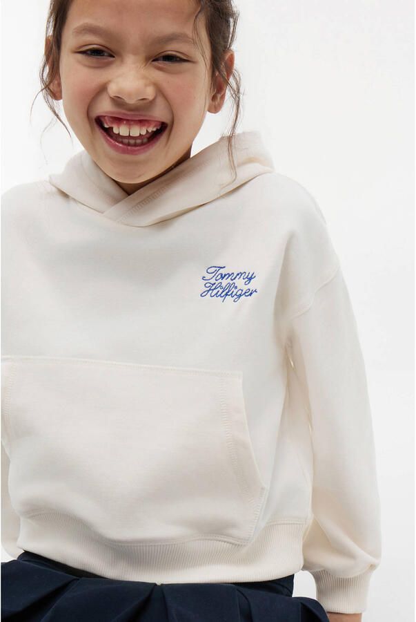 Tommy Hilfiger hoodie met tekstprint wit - Foto 2