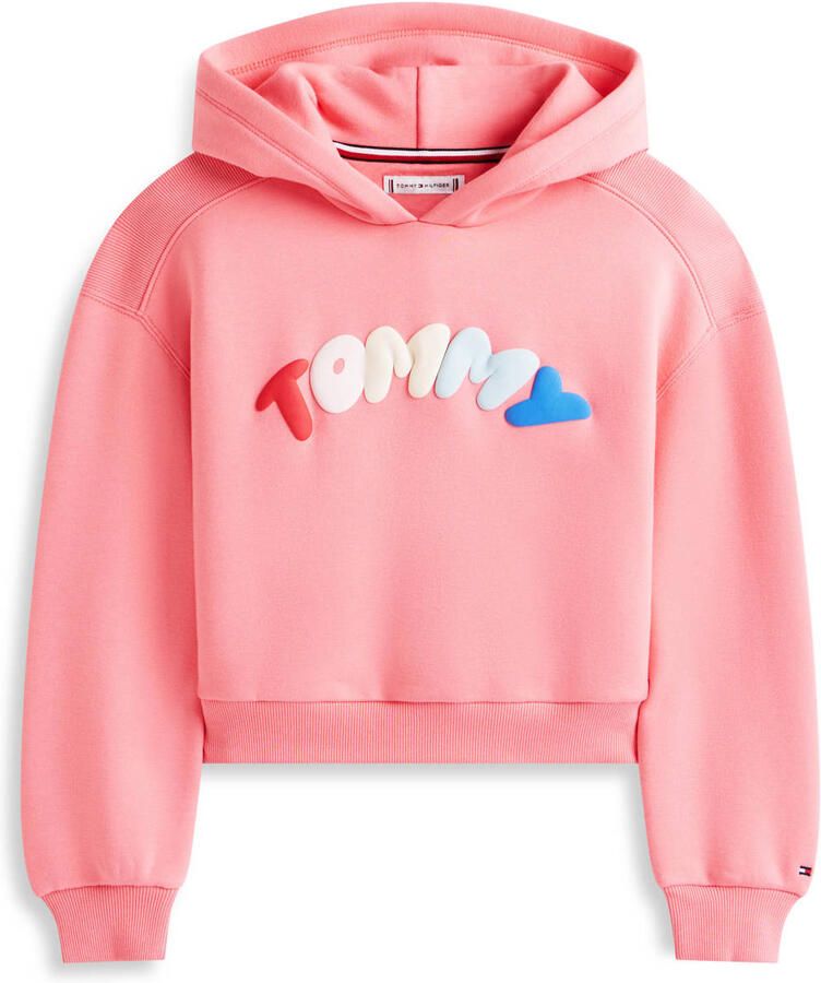 Tommy Hilfiger Teens regular fit hoodie van katoenmix