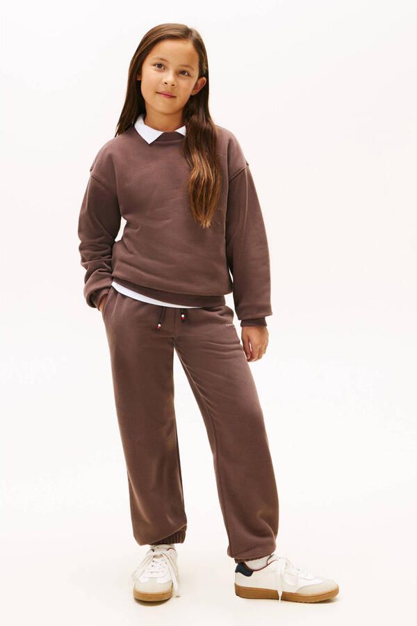 Tommy Hilfiger joggingbroek donkerbruin - Foto 2