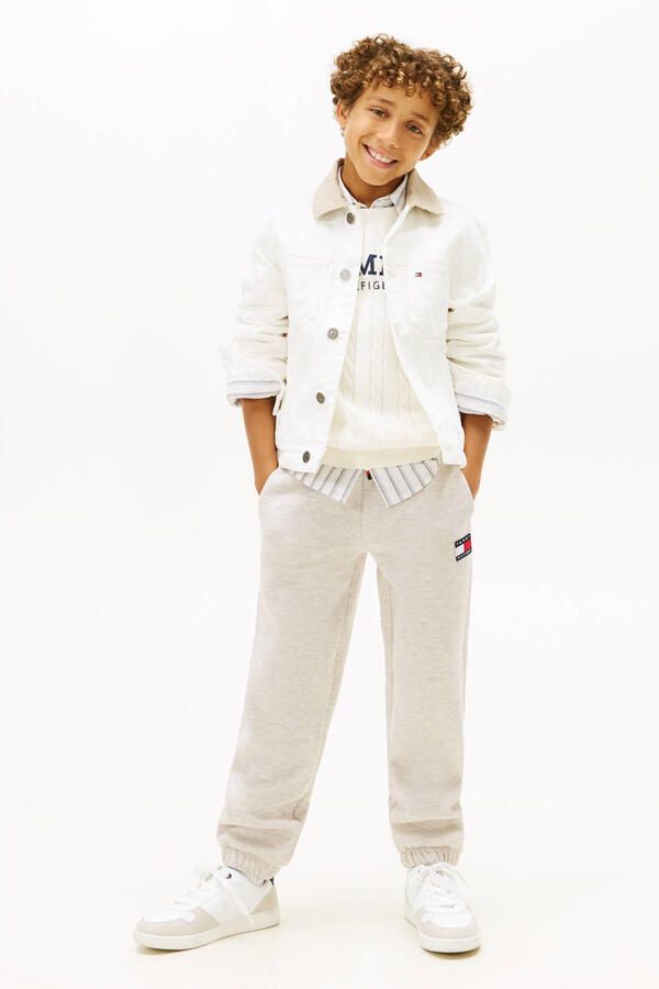 Tommy Hilfiger joggingbroek lichtgrijs - Foto 2