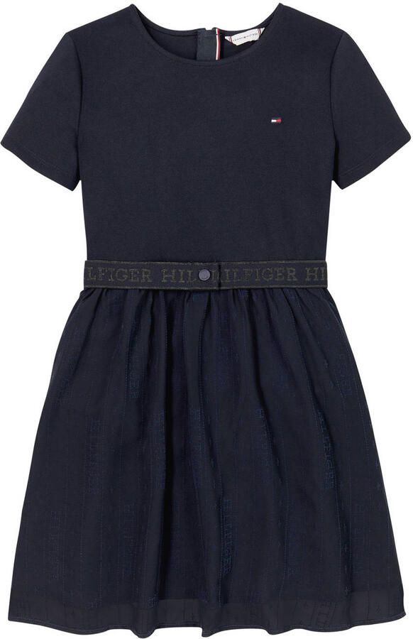 Tommy Hilfiger Jurk in a-lijn HILFIGER PUNTO TULLE DRESS LS - Foto 3