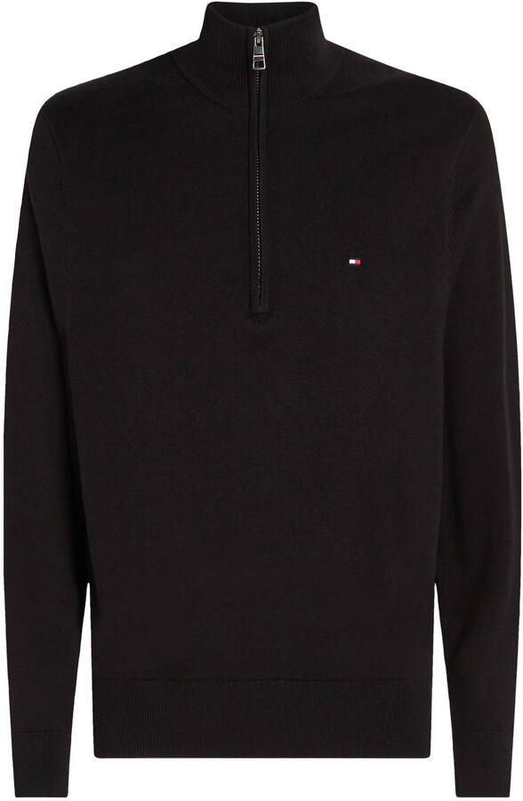 Tommy Hilfiger Schipperstrui ESSENTIAL COTTON ZIP MOCK