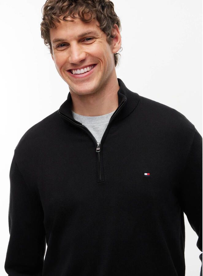 Tommy Hilfiger Schipperstrui ESSENTIAL COTTON ZIP MOCK - Foto 2