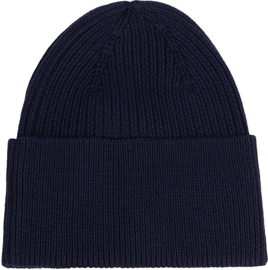 Tommy Hilfiger katoenen muts met logo donkerblauw