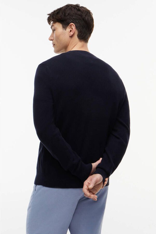 Tommy Hilfiger Trui met ronde hals ESSENTIAL STRUCTURE CREW NECK met structuur en label
