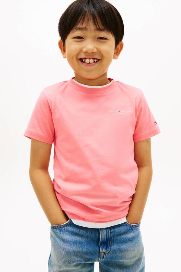 Tommy Hilfiger kids T-shirt roze - Foto 3