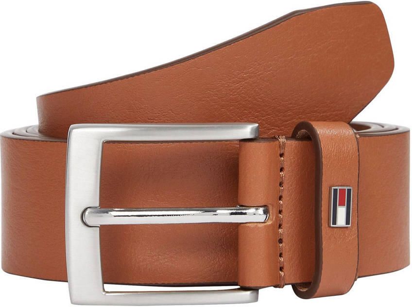 Tommy Hilfiger Leren riem ADAN 3.5 EXT Metalen logopatch eenvoudige doornsluiting - Foto 3