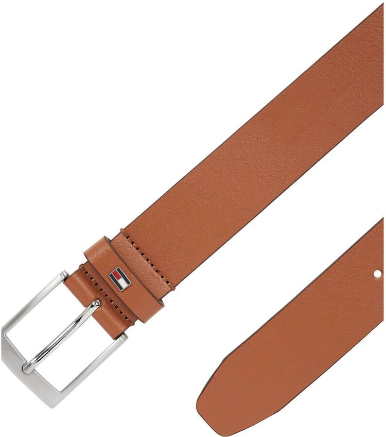 Tommy Hilfiger Leren riem ADAN 3.5 EXT Metalen logopatch eenvoudige doornsluiting - Foto 2