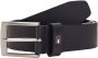 Tommy Hilfiger Leren riem ADAN 3.5 EXT Metalen logopatch eenvoudige doornsluiting - Thumbnail 1