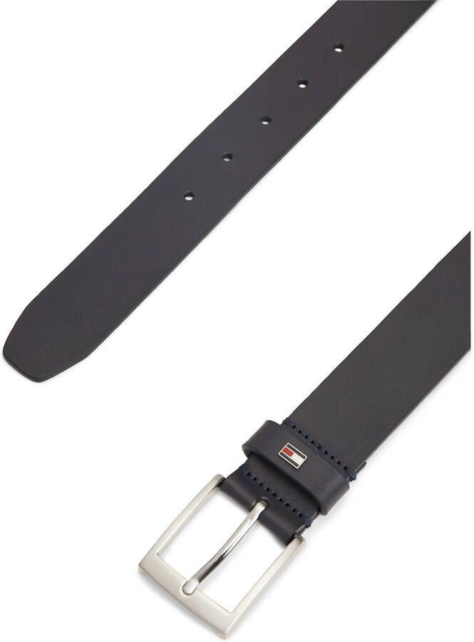 Tommy Hilfiger Leren riem ADAN 3.5 EXT Metalen logopatch eenvoudige doornsluiting - Foto 2