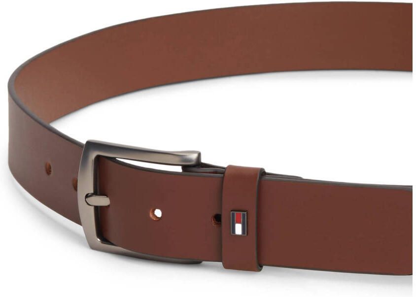 Tommy Hilfiger Leren riem DENTON 3.5 EXT Eenvoudige gesp metalen logo - Foto 3