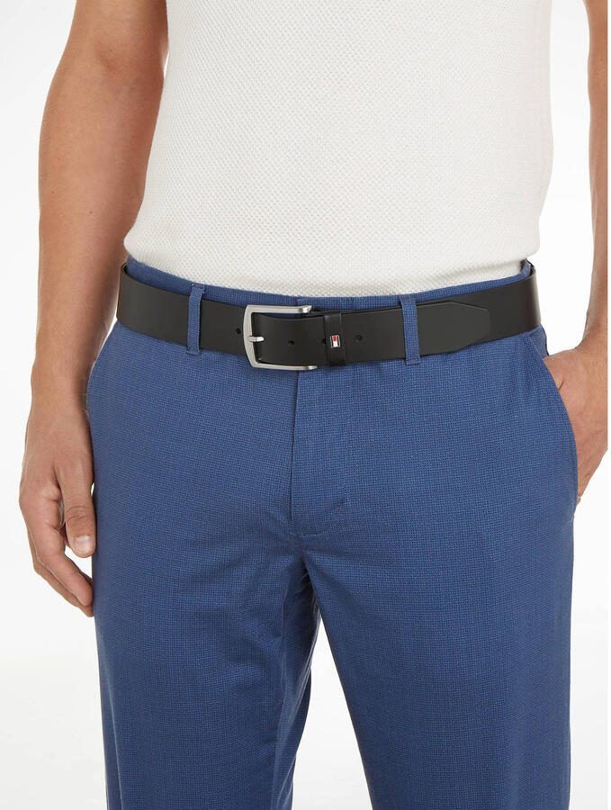 Tommy Hilfiger Leren riem New Denton 4 cm NEW DENTON RIEM met vlag-logo lus - Foto 3
