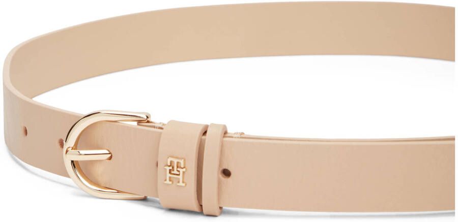 Tommy Hilfiger leren riem Essential Effortless beige - Foto 3