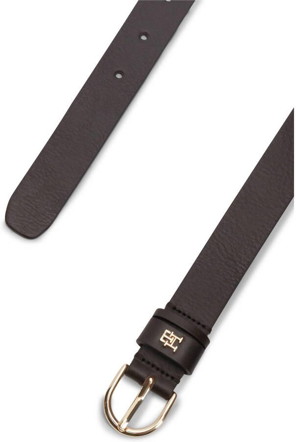 Tommy Hilfiger leren riem Essential Effortless donkerbruin - Foto 2